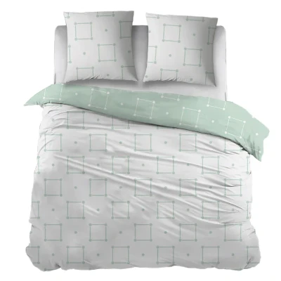 Afbeelding van Snoozing Gemma Dekbedovertrek Tweepersoons 200x200/220 cm Groen