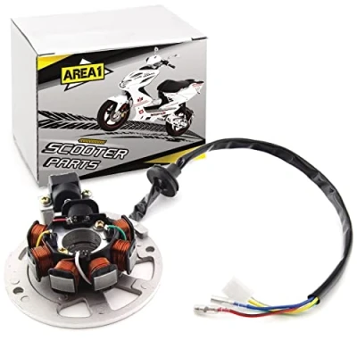 Afbeelding van Vervangende dynamo stator geschikt voor Aerox, Neos, Jog, RS Ultima, GT Union, F10 F12 F15 (50 cm3).