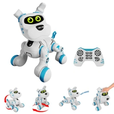 Afbeelding van Xtrem Bots Bobby robot voor kinderen speelgoedrobot 5 jaar en ouder elektronische robots Eilik van 5, 6, 7, 8 jaar, afstandsbediening jongens