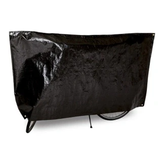 Afbeelding van Fietshoes VK 110 x 210 cm (UV, Metalen zeilogen, 1 fiets, Zwart)