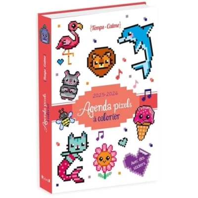 Afbeelding van AGENDA PIXELS A COLORIER 2025 2026
