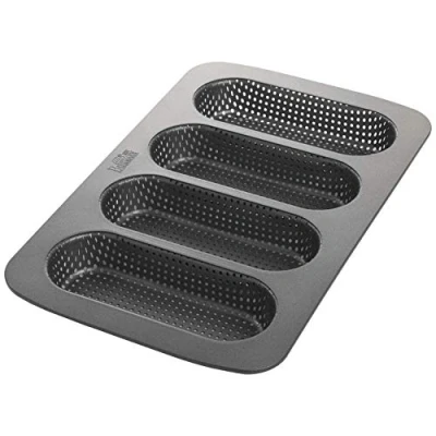 Afbeelding van Birkmann Hotdog bak blik Brood bakblik 34.5cm