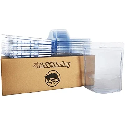 Afbeelding van Friki Monkey Hot Wheels 12 stuks miniatuurautobeschermers Premium / Boulevard transparant voor brede kaarten schaal 1:64 (12 stuks) (Premium Cars)
