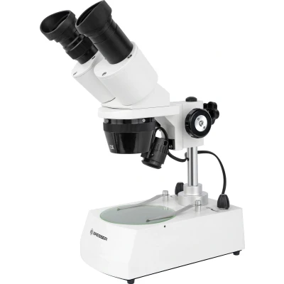 Afbeelding van Bresser Optik Erudit ICD Stereomicroscoop Binoculair 40 x Opvallend licht, Doorvallend licht