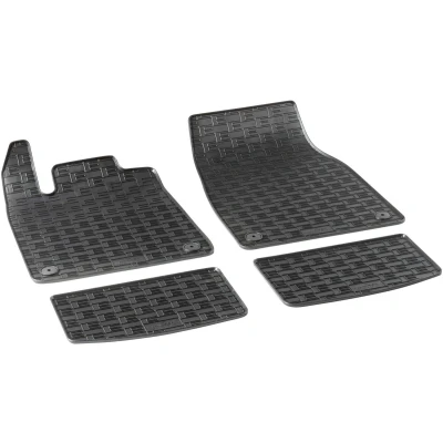Afbeelding van WALSER 55040 Vloermatset Waterdicht Rubber voor en achter Zwart Op maat gemaakt