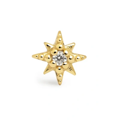 Afbeelding van Singularu Stella Enkele oorbel goldcoloured, Dames, Maat: One Size, Gold coloured