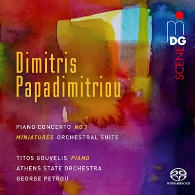 Afbeelding van Titos Gouvelis, Athens State Orchestra, George Petrou Papadimitriou: Concerto For Piano Orchestra No.1 (CD)
