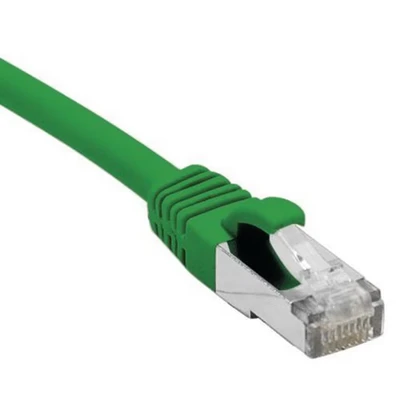 Image de Cordon RJ45 catégorie 6 F/UTP LSOH snagless vert 0,5 m