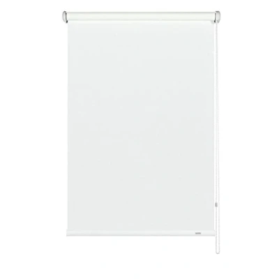Afbeelding van Gardinia 6612082180 Rolgordijn met zijgeleiding, plafond , of wandmontage, lichtdoorlatend, ondoorzichtig, montagemateriaal meegeleverd, wit, 82 x 180 cm (BxH)