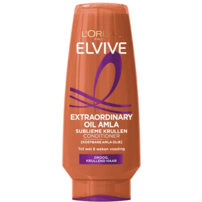 Afbeelding van L’Oreal Elvive Conditioner Extraordinary Oil Krulverzorging 200 ml.