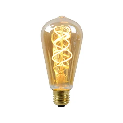 Afbeelding van Lucide ST64 TWILIGHT SENSOR Filament lamp Ø 6,4 cm LED E27 1x4W 2200K Amber