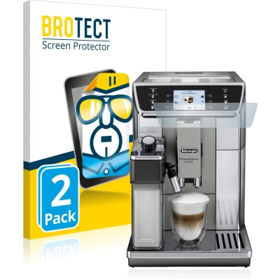 Afbeelding van BROTECT Screenprotector voor DeLonghi Primadonna Elite ECAM650.55.MS Folie Beschermfolie transparant (2 Stuks)
