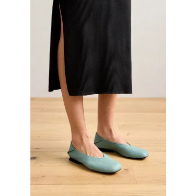 Afbeelding van Camper CASI MYRA Ballerina&#039;s, Dames, Maat: 36, Mittelgrün Leer
