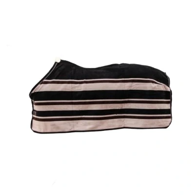 Afbeelding van Kentucky Horsewear Fleece Deken Strepen Bruin/Beige 145/195