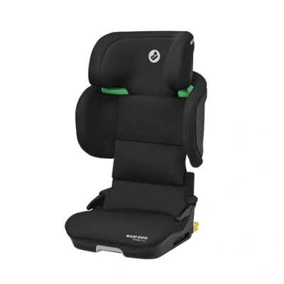 Afbeelding van Maxi Cosi Tanza i Size, Draagbare Kinderautostoel, 3,5 12 jaar, 100 150cm, Opvouwbare Autostoel, 10 Hoofdsteunposities, G CELL bescherming, Gewatteerd &amp; Verhoogde Stoel, Full Black