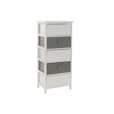 Afbeelding van Ladenkast Home ESPRIT Wit Grijs 40 x 29 90 cm