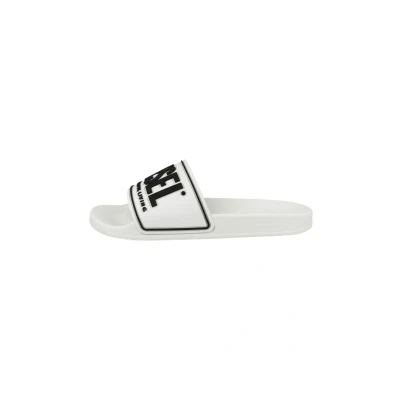 Afbeelding van Diesel Pantoffels, Heren, Maat: 42, Blanco Pu