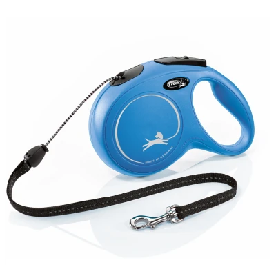 Afbeelding van Flexi Rollijn Classic Koord m Blauw Hondenriem 8