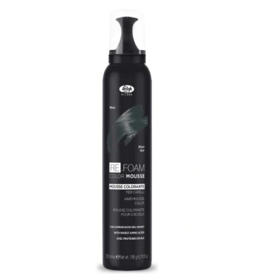 Afbeelding van Lisap Re.Foam Color Mousse Zwart 200ml