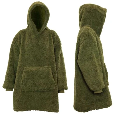 Afbeelding van Unique Living Hoodie Teddy 70x50cm Winter Green