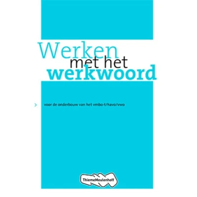 Afbeelding van Werken met het werkwoord oefenboek