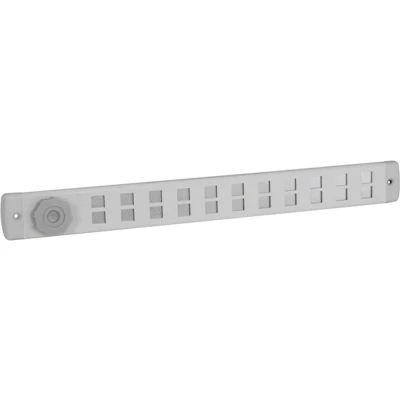 Afbeelding van Nedco schuifrooster 370x40mm bold line met draaiknop vliegengaas aluminium
