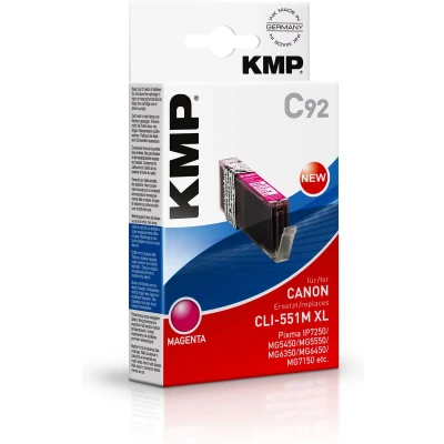 Afbeelding van KMP Inktcartridge vervangt Canon CLI 551M XL Compatibel Magenta C92 1519,0006