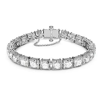 Afbeelding van Swarovski dames Millenia schakelarmband met kristal in de kleur Zilver