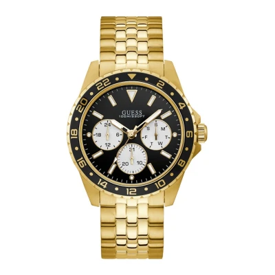 Afbeelding van Guess W1107G4 Heren Horloge 44 mm Goudkleurig