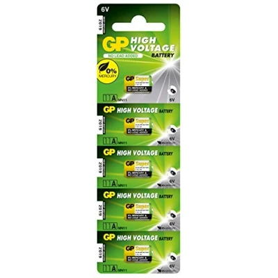 Afbeelding van GP 5 stuks alkalinebatterijen 11A U5 MN11 (6V) hoogspanning