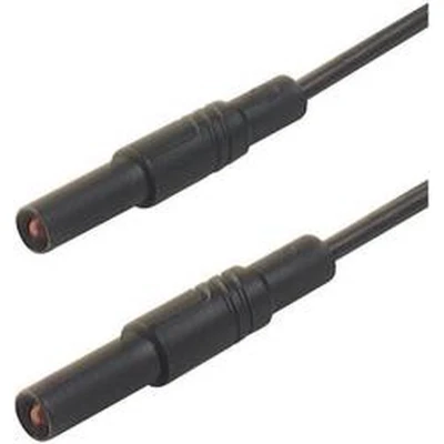 Afbeelding van SKS Hirschmann MLS SIL GG 100/1 Veiligheidsmeetsnoer [Banaanstekker 4 mm Banaanstekker mm] 1.00 m Zwart 1 stuk(s)