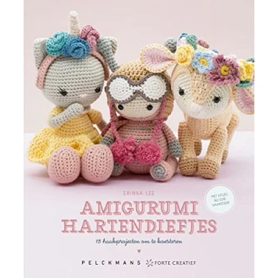 Afbeelding van Forte Boek Amigurumi hartendiefjes Erinna Lee