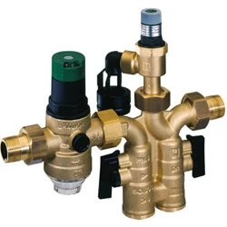 Afbeelding van Honeywell Home inlaatcombinatie, 2 x 1&quot; buitendraad, 8 bar, max.