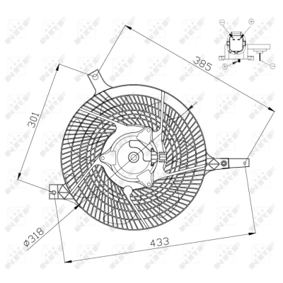 Image de Ventilateur de refroidissement moteur nrf 47572