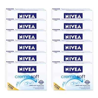 Afbeelding van NIVEA Set van 12 milde crèmezeep (12 x 100 g) handwas reinigt zacht en verzorgt je huid de handzeep beschermt handen tijdens het wassen