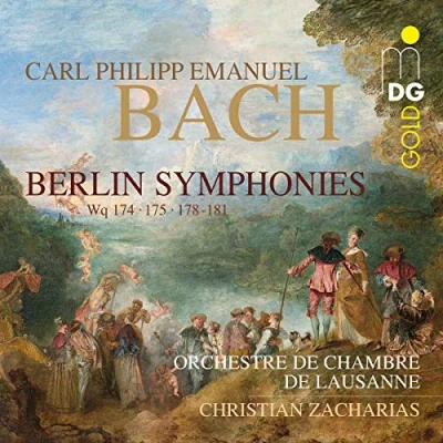Afbeelding van Christian Zacharias &amp; Orchestre De Chambre Lau C.P.E. Bach: Berlin Symphonies (Super Audio CD)