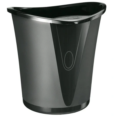 Image de LEITZ ALLURA CORBEILLE À PAPIER EN POLYPROPYLÈNE 18 L 100% RECYCLABLE NOIR