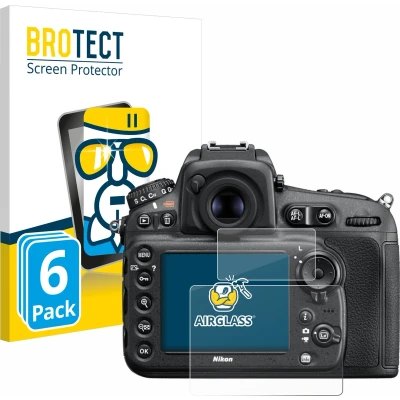Afbeelding van BROTECT Screenprotector voor Nikon D810 Folie Beschermfolie Beschermglas transparant (6 Stuks)