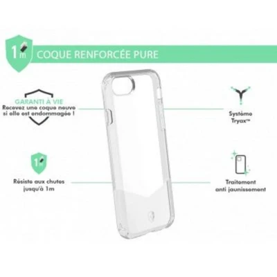 Afbeelding van Force Case, Versterkte hoes Geschikt voor Apple iPhone SE 2022/SE/8/7/6S/6 PURE, Transparant