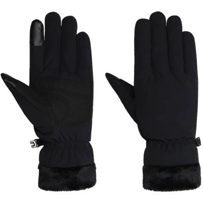 Afbeelding van Jack Wolfskin Handschoen Highloft Dames Zwart Maat S