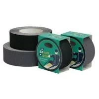 Afbeelding van Soft rubber grip tape zwart 50mm 4m