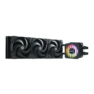 Image de Enermax LIQMAXFLO SR ELC LMF360 SF Système de refroidissement liquide processeur ARGB Taille radiateur : 360 mm (pour LGA115x Socket, LGA1200, LGA1366, LGA1700, LGA2011, LGA2011 3 (Square ILM), LGA2066, AM4, AM5) cuivre 120