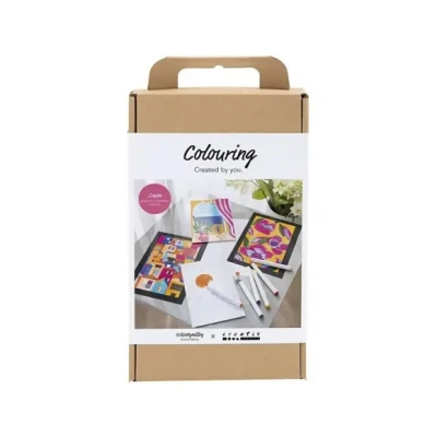Afbeelding van CC Hobbyset Acrylverf Schilderen Volgens Cijfers Markeerstiften