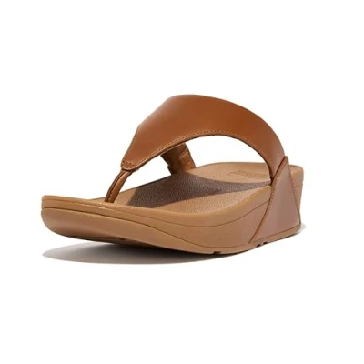 Image de Fitflop Sandales Lulu en cuir femme, Beige Ss18 Light Tan 592, 43 EU