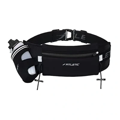 Afbeelding van Fitletic HD12 Hydratatieriem, uniseks, volwassenen, zwart, S/M, zwart.,