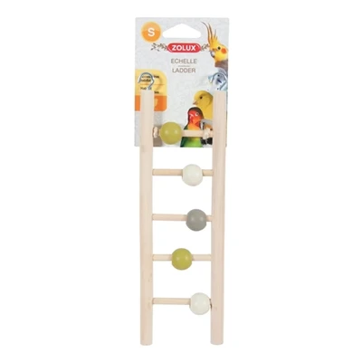 Afbeelding van Zolux Ladder Hout 5 Treden Met Kralen 1X7X23,5 CM