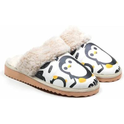 Afbeelding van Goby Pinguin Dames Pantoffels Anti slip Handgemaakt Premium Kwaliteit Maat 42
