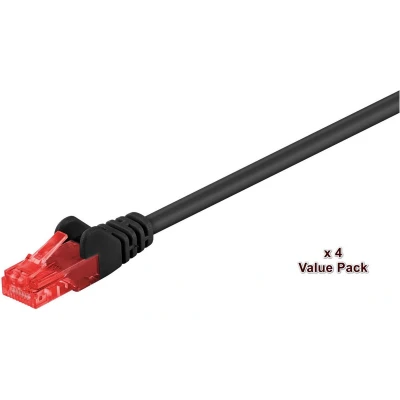 Afbeelding van Microconnect V UTP620SVP netwerkkabel Zwart 20 m Cat6 U/UTP (UTP)