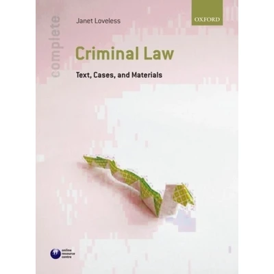 Afbeelding van Complete Criminal Law: Text, Cases, and Materials