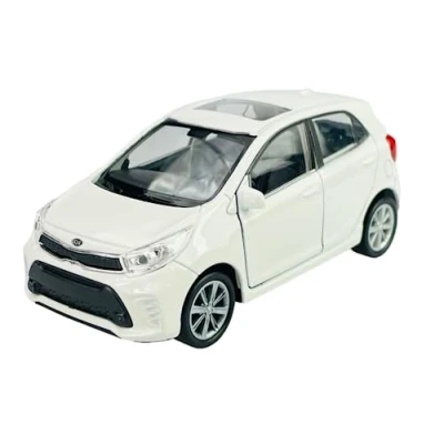 Afbeelding van Welly K*I*A Picanto JA 5 deurs wit vanaf 2017 1/34 1/39 metalen automodel